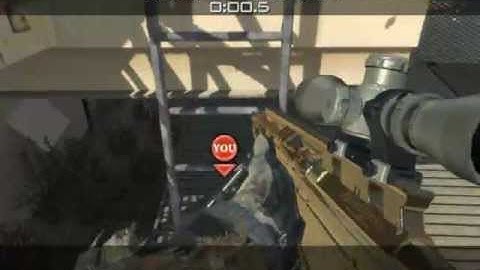 CODMW3 quickscope gameplay dome