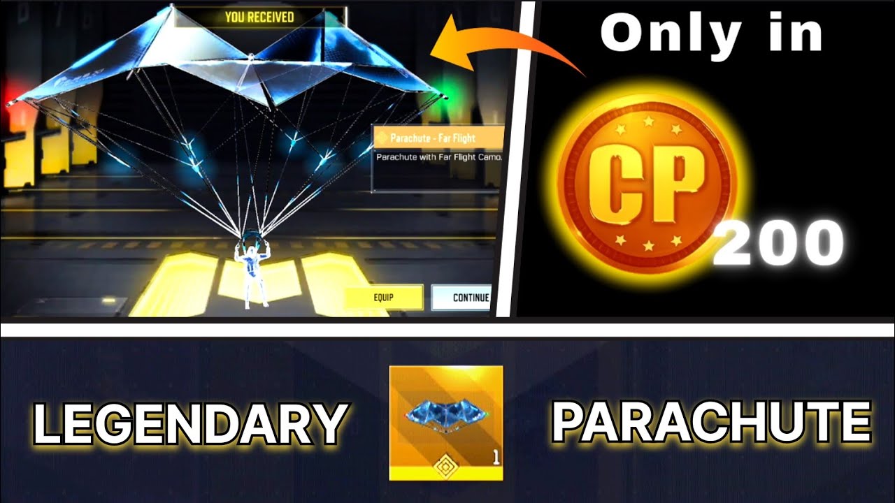 CODM Legendary Parachute in 200 CP | My Last 200 CP… and THIS Happened | CODm Lucky Draw 