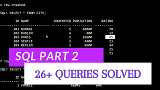 SQL INTERVIEW QUESTIONS AND ANSWERS PART 2 | ORACLE SQL | VUZZARE