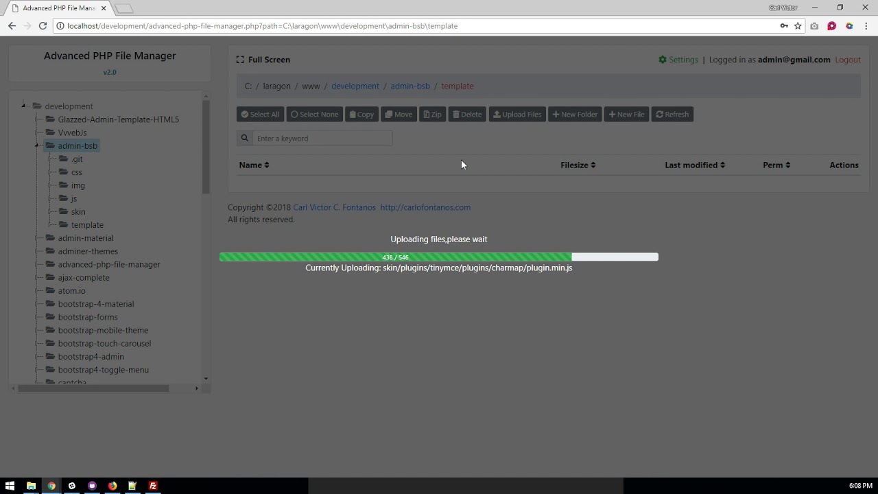 Advanced PHP File Manager - Section 6: Drag and Drop Files and Folders ...