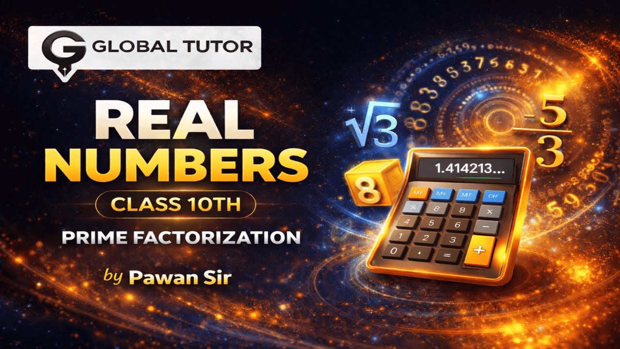 Real Numbers || Prime factorization ||Class 10th Math's || By Pawan Maurya Sir