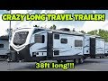 A 38ft Long Travel Trailer?? Check out this behemoth RV! Keystone Outback 332FK