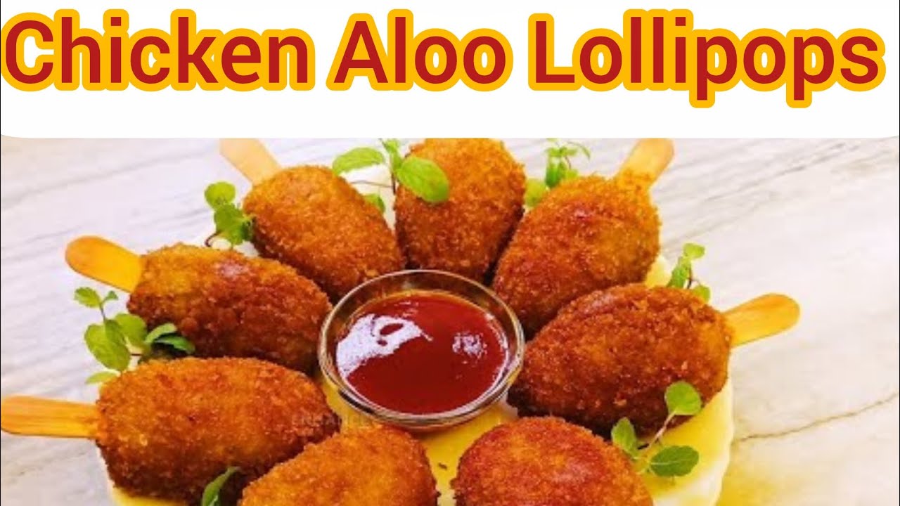 Crispy Chicken Aloo Lollipops Recipe|Ramzan special Iftar Snacks|Make &Freez Snacks|