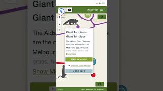 Melbourne Zoo Maptivate instructional no audio screenshot 2
