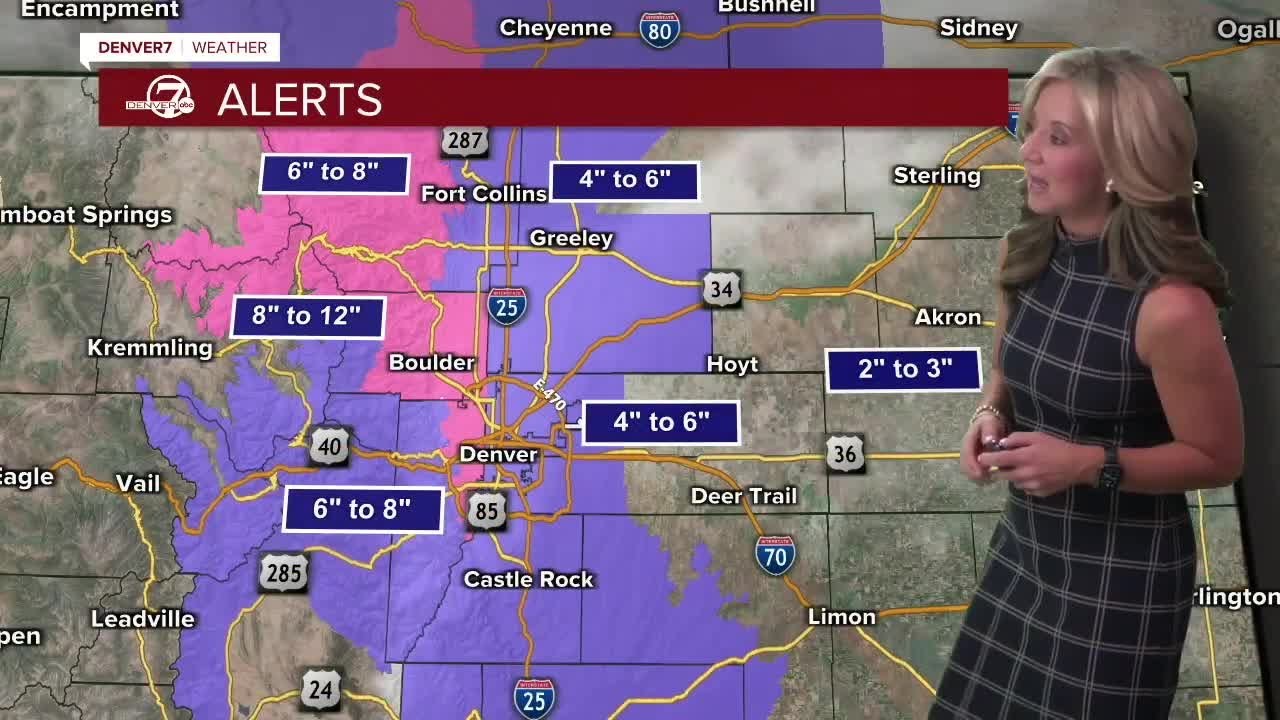 Snow moves in on Friday with Winter Storm Warnings for parts of ...