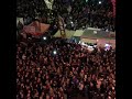 Boot drop crowd from the roof top of the palace saloon  new years eve