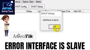 Interface is slave #slave #mikrotik #mikrotikrouter #mikrotiktutorial #techbyzahidnetwork