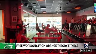 Free workouts from Orange Theory Fitness