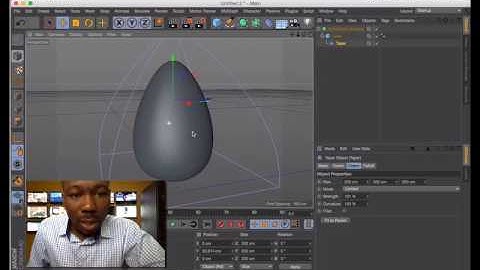 Egg modeling tutorial C4D