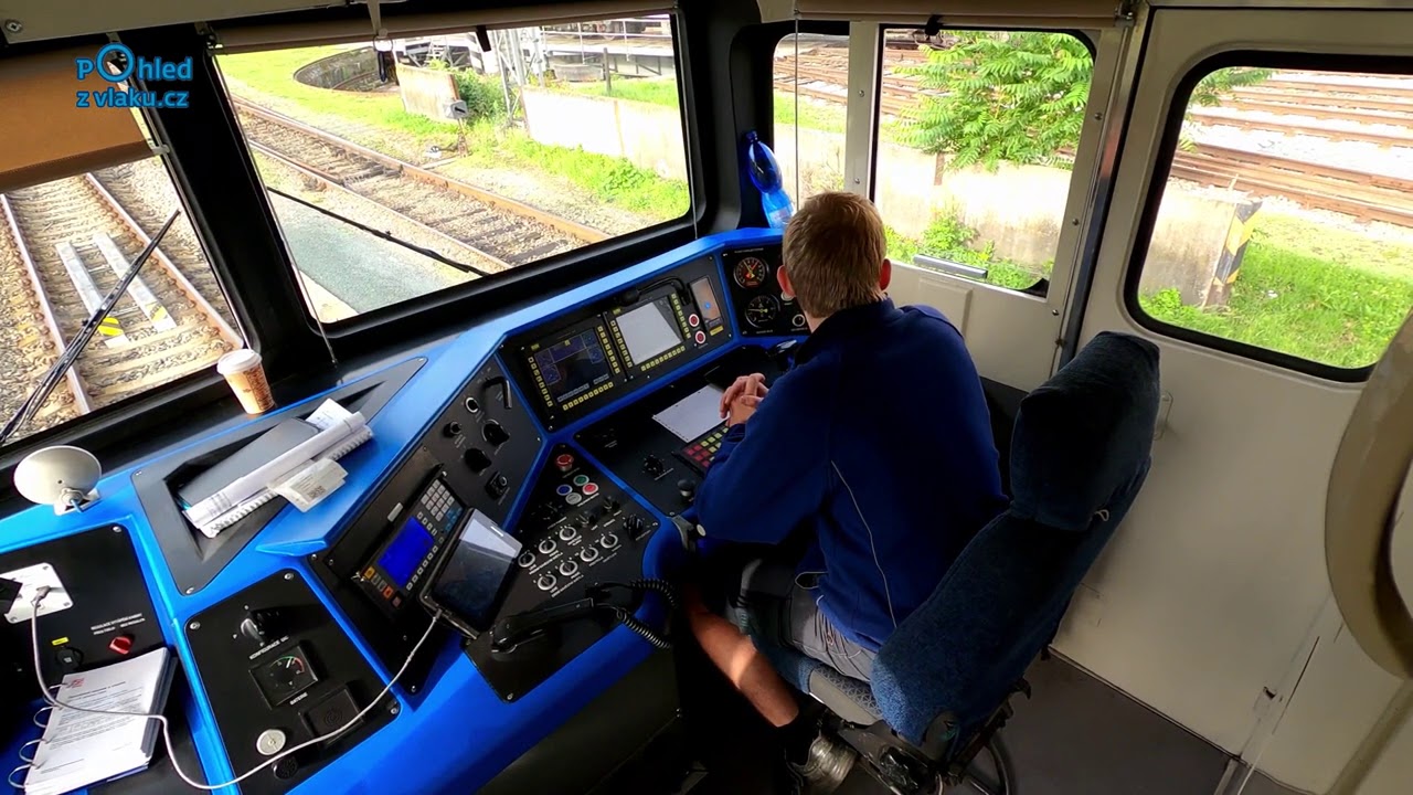 Brno hl. nádraží - Jihlava / POHLED NA PRÁCI STROJVEDOUCÍHO / 4K KVALITA