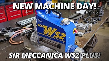 New Machine Day! | Unboxing Sir Meccanica WS2 PLUS Portable Line Boring System