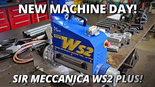 New Machine Day! | Unboxing Sir Meccanica WS2 PLUS Portable Line Boring System