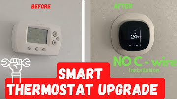 Ecobee Smart Thermostat Installation with Power Extender Kit (PEK) | Ecobee Thermostat | No C-Wire