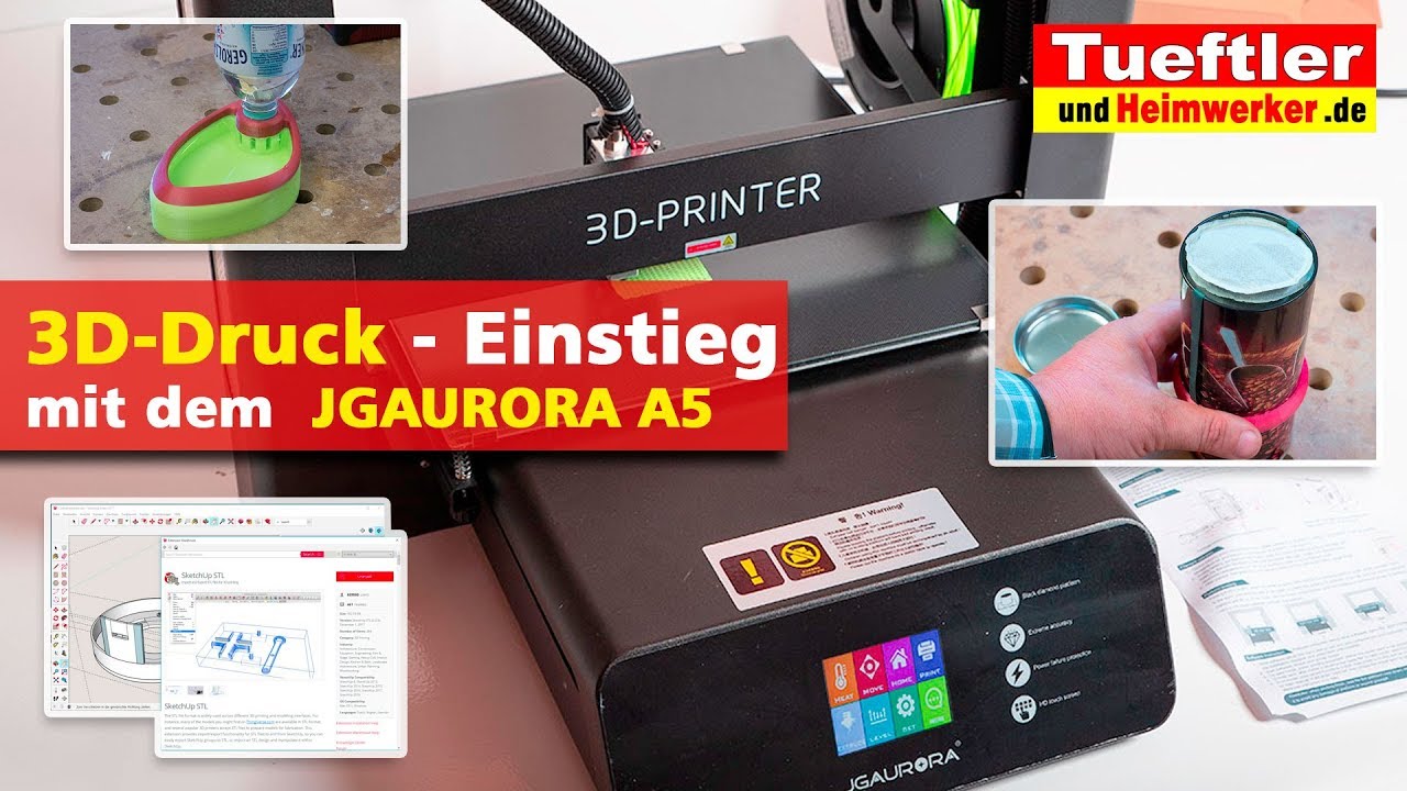 3D-Druck Einstieg - Tutorial für Einsteiger und Erstbesitzer eines 3D ...