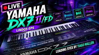 LIVE YAMAHA DX7 II/FD LOADING SYEX - COM TIAGO MALLEN - LINK DOS SORTEIOS ABAIXO DO VIDEO.
