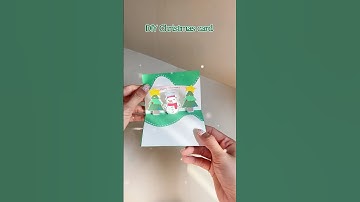 DIY pop-up snowman christmas card| Christmas gift idea #christmascardidea #xmasgift