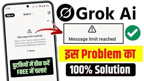 message limit reached grok problem | grok ai oops error retry friend problem | grok ai not working