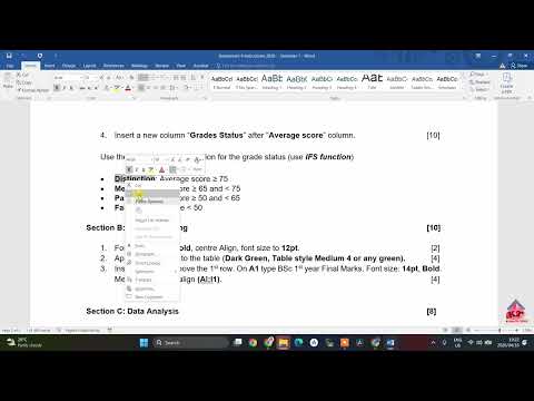 2026| EUP1501| ASSIGNMENT 4| PART 5