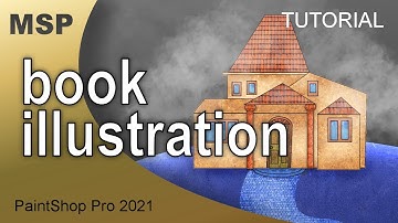 Book Illustration Coloring - Tutorial - PaintShop Pro
