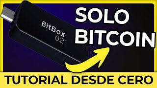 BITBOX02 | SOLO BITCOIN | TUTORIAL pasoapaso y más! (2024)