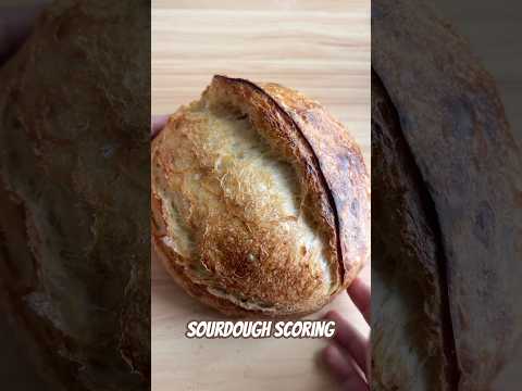 Sourdough scoring #shorts