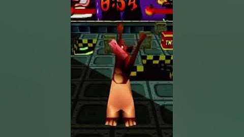 Crash Bash - Dingodile Crate Crush Victory Dance (Victory Animation)