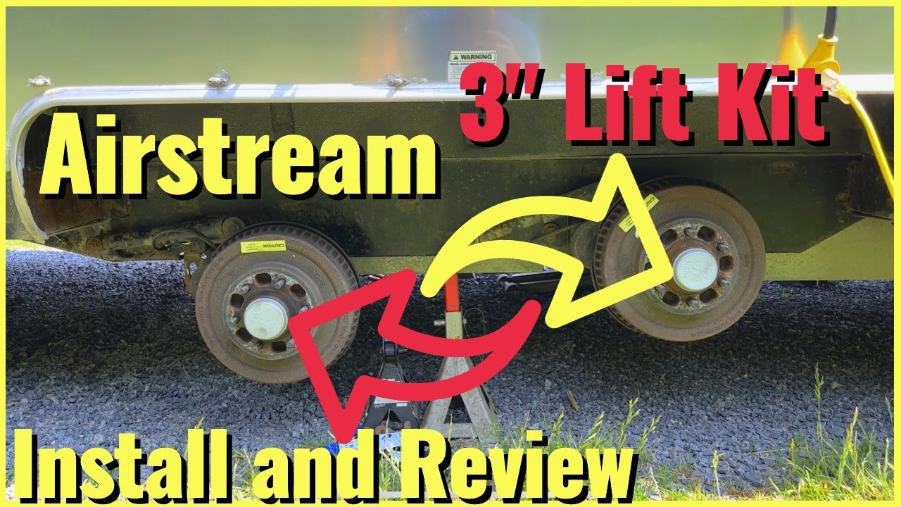 How to Install Dexter 3" Lift Kit for Airstreams Why Not RV Ep 122