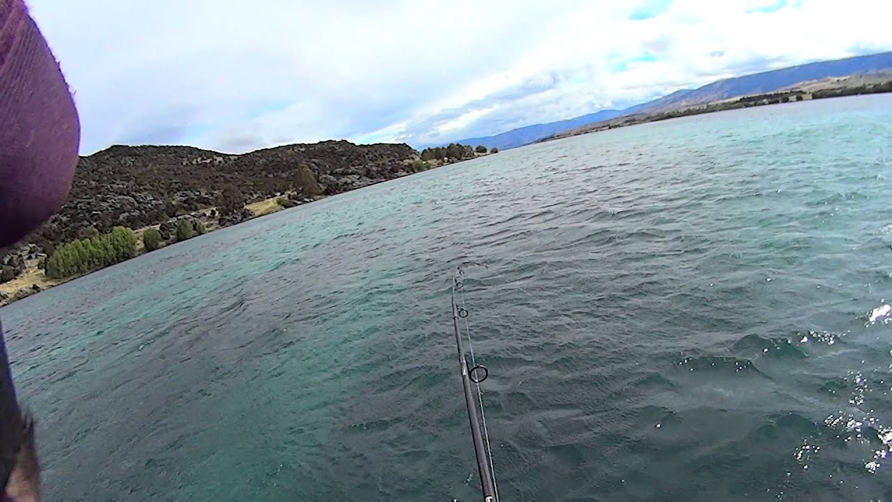 Trout fishing NZ (Jetboat fishing, lake Dunstan) HD1080p YouTube