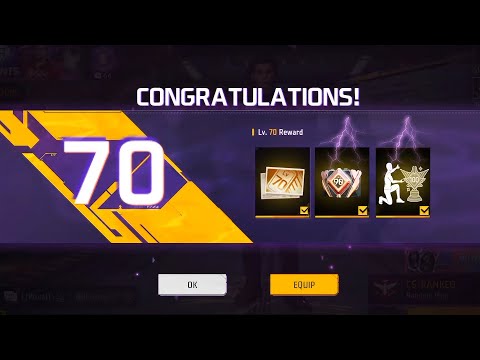 100 Level Up Rewards in Free Fire 