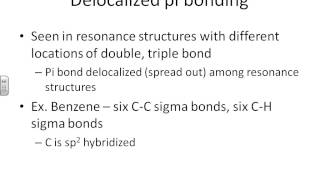What Is A Delocalized Pi Bond
