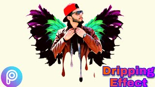 PicArt Dripping Effect Editing Tutorial || Picart Splatter effect || picart editing screenshot 5