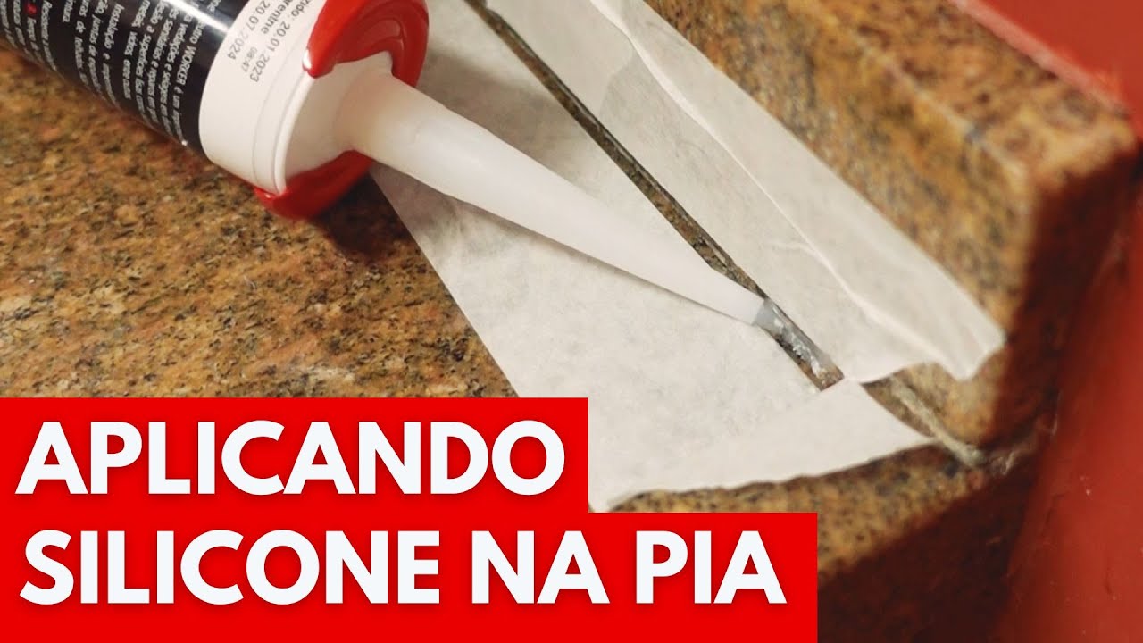 Como tirar e aplicar silicone na pia | AgilizaLab - Mari Pavan - YouTube