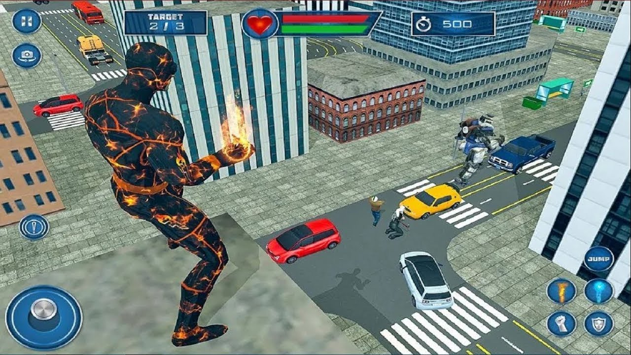 Super speed robot hero: fighting game