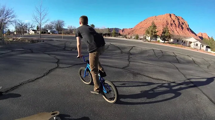 TEEN DOES BMX TRICKS!!!