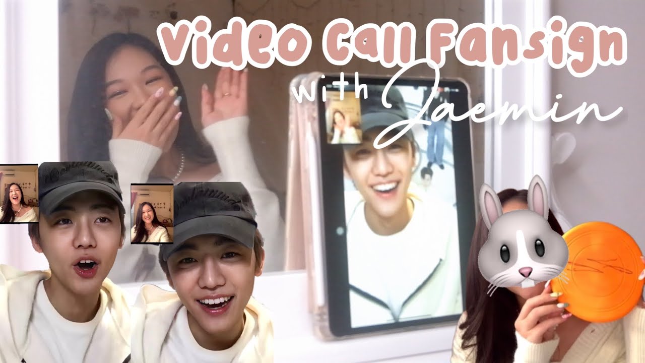[BA-LOG] VIDEO CALL FANSIGN with NCT JAEMIN 🐰💗 | NCTzen VLOG Indonesia (ENG Sub)