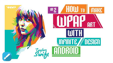 Make WPAP art with Infinite Design App (2/3)