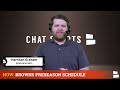 Cleveland Browns Preseason Schedule Released - Time, Dates, Opponents & Locations