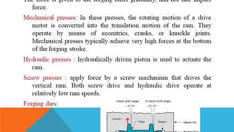 types of forging ME302 Dr  Avinash Panwar