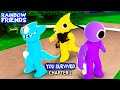 Rainbow Friends Chapter 2 Full Game Playing With Purple, yellow, Cyan Monster 