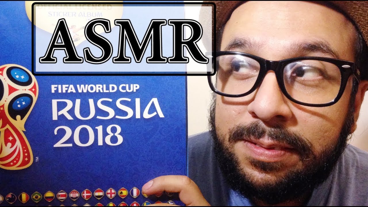 ASMR EN ESPAÑOL ALBUM DE STICKERS MUNDIAL FIFA RUSSIA 2018