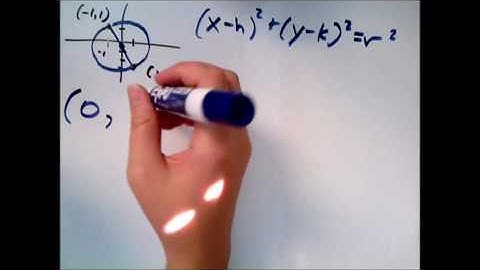 Writing an equation of a circle given the endpoints of a diameter