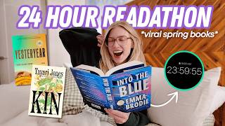 24 hours reading the books everyone is talking about right now 📚⏰
