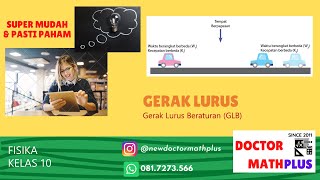 GERAK LURUS Fisika Kelas 10 (PART 2) : Gerak Lurus Beraturan (GLB) GERAK LURUS Fisika Kelas 10 (PART 2) : Gerak Lurus Beraturan (GLB)
