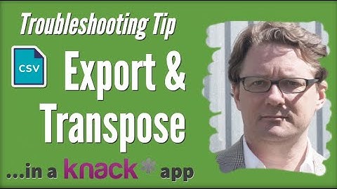 Knack Database Troubleshooting Tip