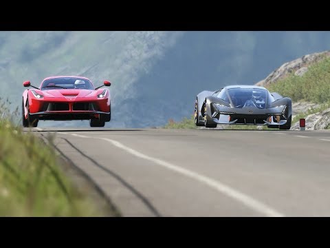 lamborghini-terzo-millennio-concept-vs-ferrari-laferrari-at-highlands