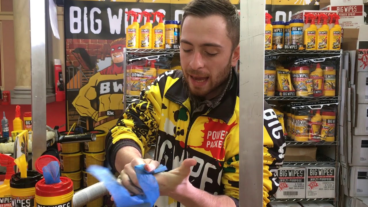 BIG WIPES DEMO - TOOLFAIR/PLUMBEXPO 2019 