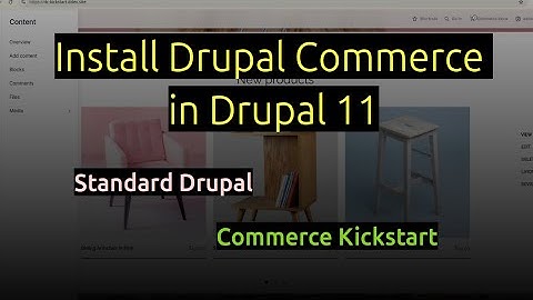 Drupal Commerce Installation in Drupal 11