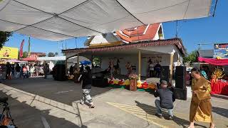 Champa Noy Dance for Lao New Year 2024 @ Wat Lao market