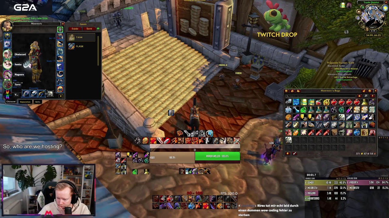 Meeres Level 60 [Sauercrowd] Epic 2h + Dal'rend MH + OH gamer! Day X !UI for Retail UI | !UI Echo