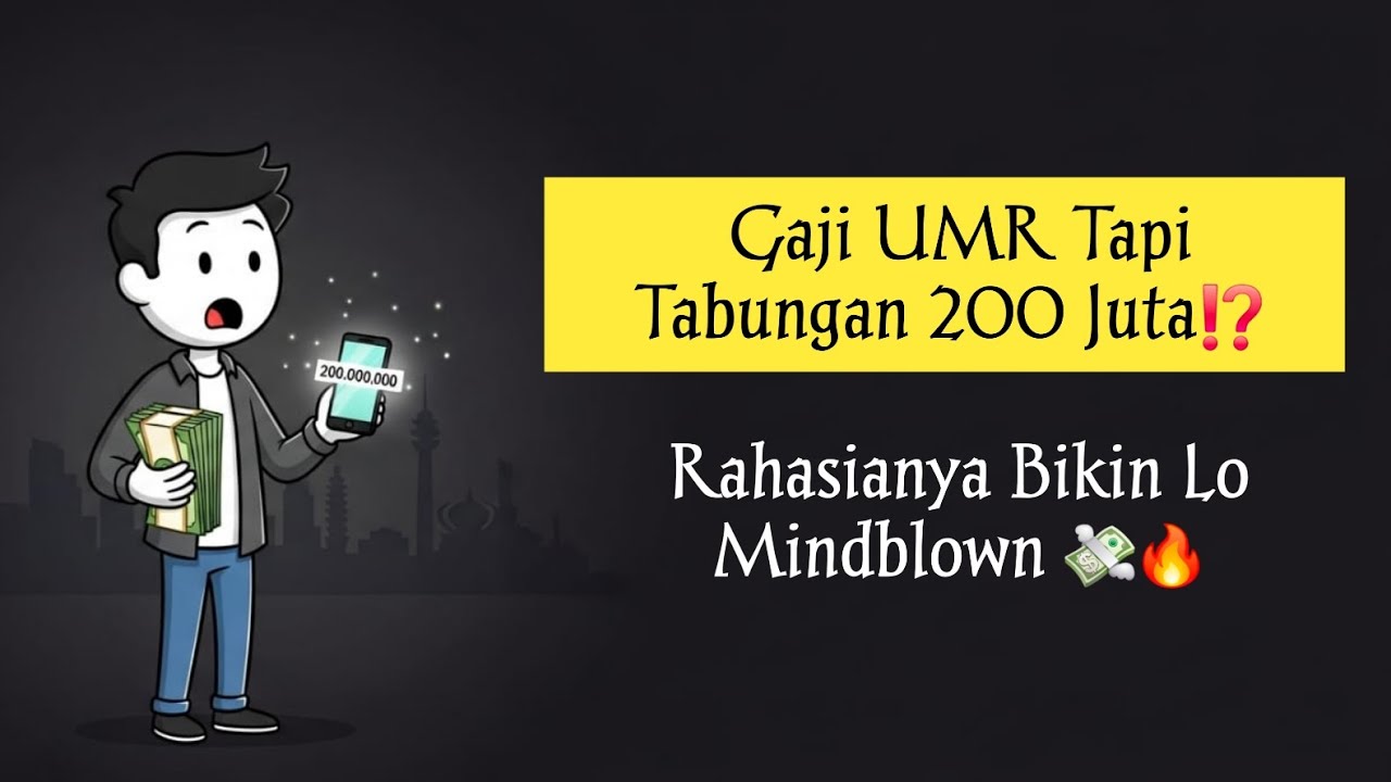 Gaji UMR Tapi Tabungan 200 Juta⁉️ Rahasianya Bikin Lo Mindblown 💸🔥